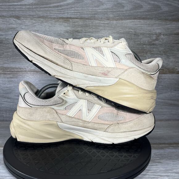 New Balance Men’s 990v6 Vintage Rose Sea Salt Sneakers Size 10 Made in USA - Picture 7 of 8